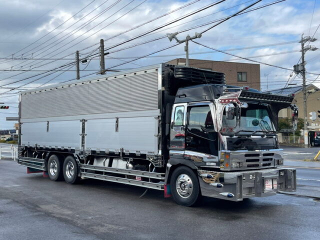 【959】H15　ギガ　ハイルーフ　冷凍ウィング　造りボディ　1M10アオリ