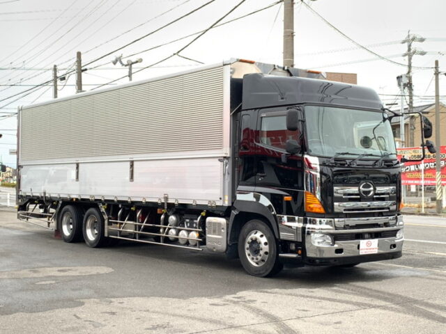 【993】H23　プロフィア　ハイルーフ　ウィング　10輪　門口ステンレス　内高2,500