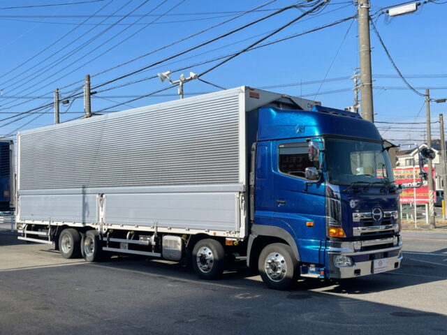 【1043】H28　日野　プロフィア　ハイルーフ　ウィング　プロシフト　木床　380馬力