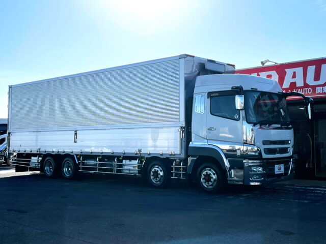 【1073】H28　スーパーグレート　ハイルーフ　ウィング　7速MT　後輪エアサス　パレットローラー