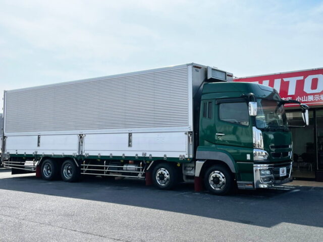 【1090】H24　スーパーグレート　ハイルーフ　ウィング　リア門口ステンレス　木床