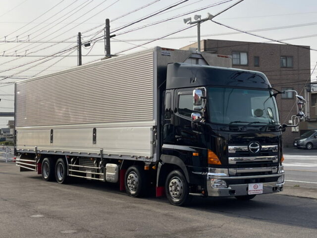 【1046】H23　プロフィア　ハイルーフ　冷凍ウィング　4軸　ステンレス多数