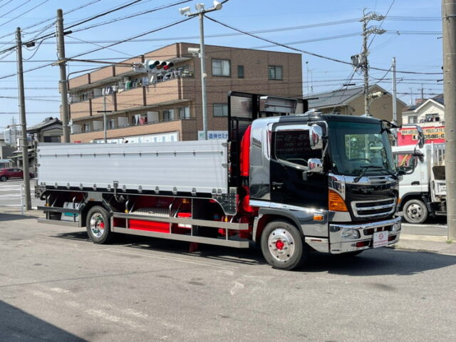 【1104】H25　レンジャープロ　増トン　平ボデーアルミB　6200　セミワイド　90アオリ　ステンレス多数