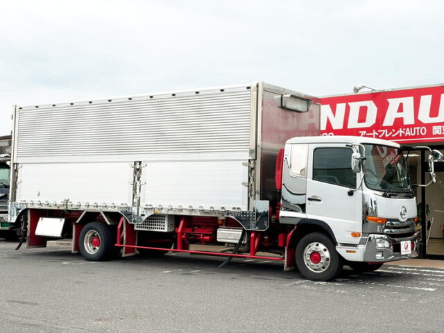 【1147】H27　コンドル　冷凍ウィング　造りボディ　増トン　アルミシマ床