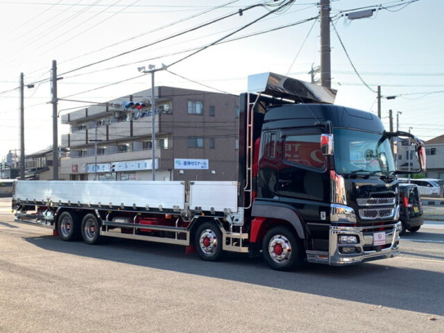 【1174】H24　スーパーグレート　ハイルーフ　平ボデーアルミB　エアサス　