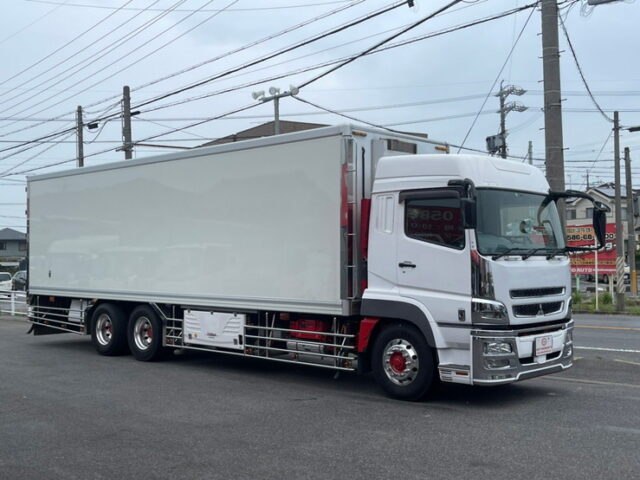 【1222】H27　スーパーグレート　ハイルーフ　冷凍バン　横観音2枚　ジョロ4キーストン　サブエンジン　420馬力