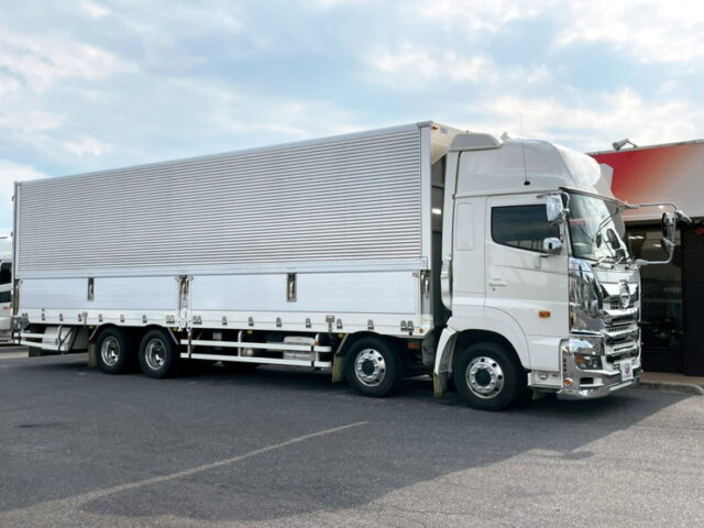 【1234】H30　17プロフィア　ハイルーフ　ウィング　リア門口ステンレス　1Eエンジン　410馬力