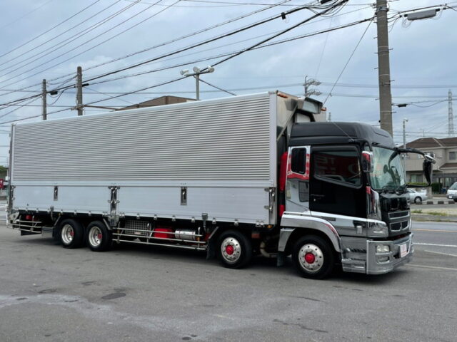 【1238】H22　スーパーグレート　ハイルーフ　冷凍ウィング　7速　国産エンジン　木床
