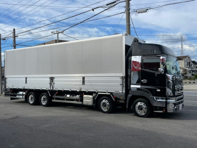 【1293】H26　プロフィア　ハイルーフ　ウィング　山田ボデー　ステンレス多数　木床　エアサス