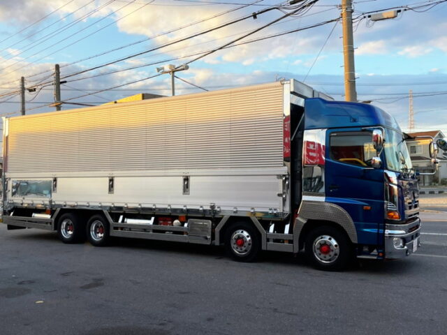 【1266】H28　プロフィア　ハイルーフ　ウィング　架装多数　木床　ジョロダーレール4列