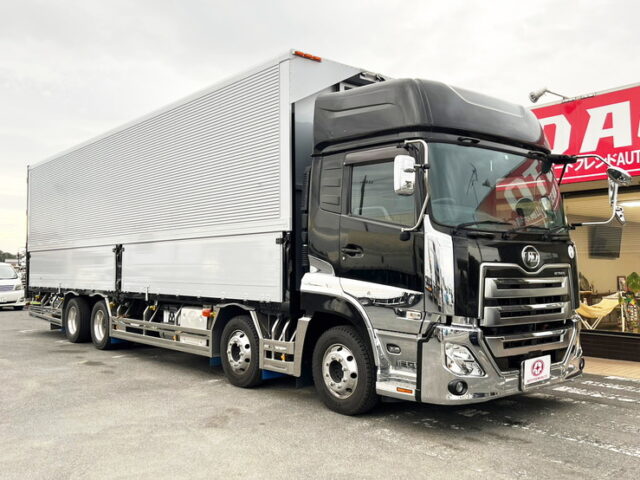 【1416】H30　クオン　ハイルーフ　ウィング　格納ゲート付　木床　