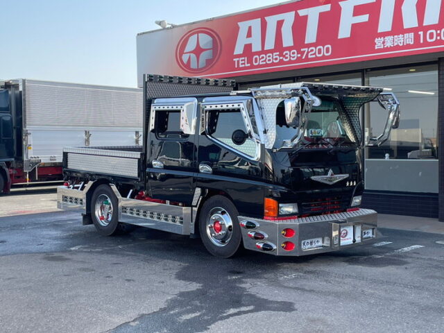 【1446】 H15 キャンター　Wキャブ　平ボデー　架装多数