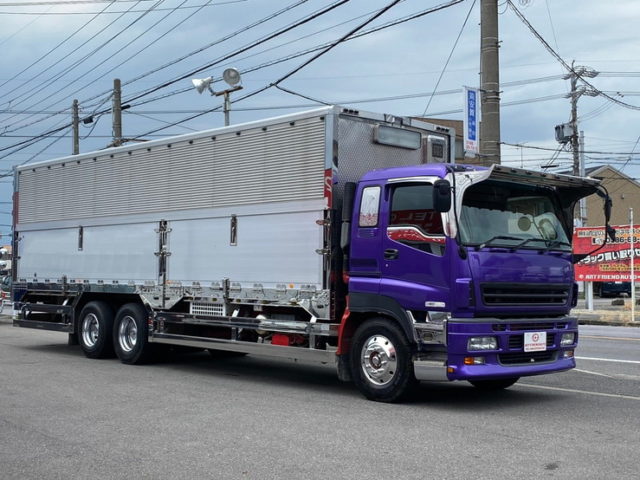 【687】H17　ギガ　冷凍ウィング　造りボディ110アオリ