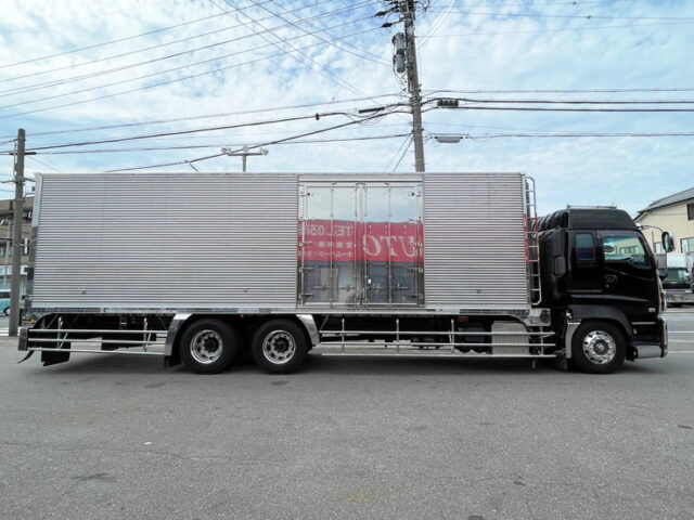 【1482】H25　ギガ　ハイルーフ　冷凍バン　前壁冷凍機　ジョロ4キーストン