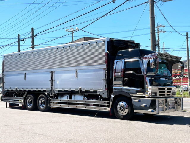 【1517】H15　ギガ　ハイルーフ　冷凍ウィング　造りボディ　1M10アオリ　キャデラックバンパー　410馬力