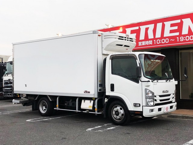 【197】いすゞ　エルフ　冷凍バン　格納ゲート　ワイドロング