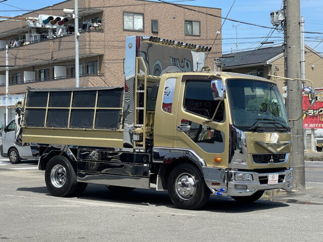 ふそう　ファイター　ダンプ　架装多数　メッキホイール　6発ターボ　240馬力