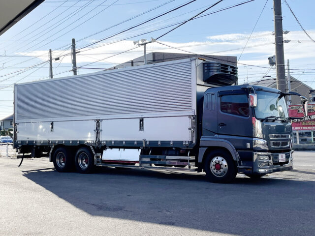 スーパーグレート　冷凍ウィング　90アオリ　木床　国産エンジン　7速MT