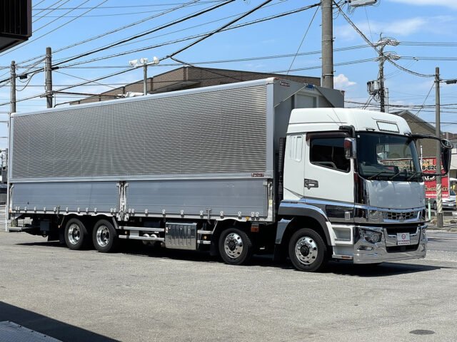 17スーパーグレート　ハイルーフ　ウィング　アルミホイール　格納ゲート　木床