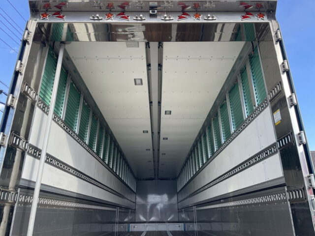 令和4年式 トレクス製 3軸 段付きトレーラーウィング リフトアクスル 後軸残し