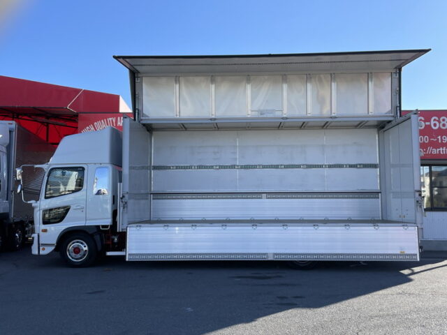 日野　17レンジャー　ハイルーフ　ウィング　6200ワイド　エアサス　240馬力