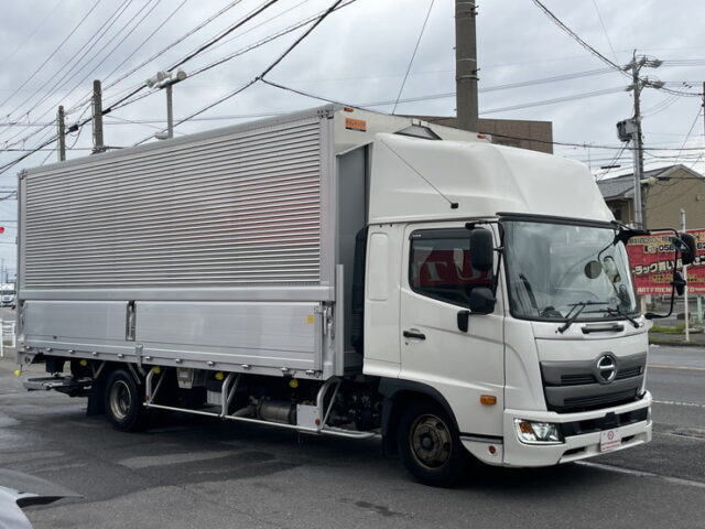 日野　17レンジャー　ハイルーフ　6200ワイド　エアサス　格納ゲート　低走行