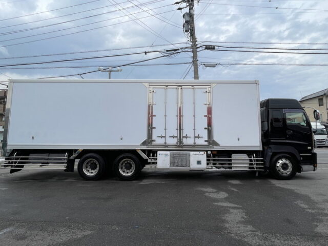 いすゞ　ギガ　ハイルーフ　冷凍バン　サブエンジン　両側観音扉　ステンレス多数