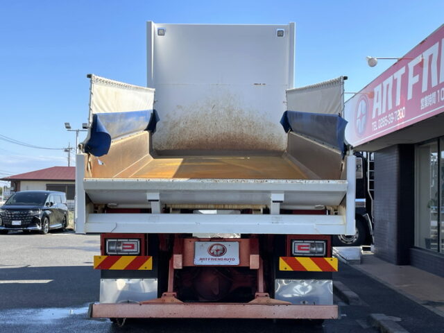 日野：17プロフィア：ダンプ：ハイルーフ：Ｌゲート：アルミホイール：メッキ多数
