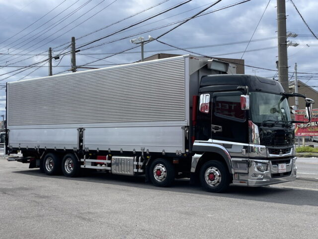 17スーパーグレート　ハイルーフ　ウィング　アルミホイール　格納ゲート付