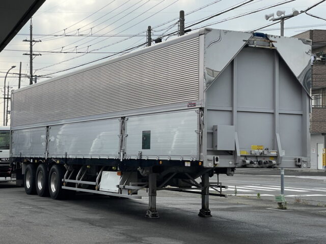 フルハーフ　トレーラーウィング　3軸　リフトアクスル(後軸残し)　1Mアオリ