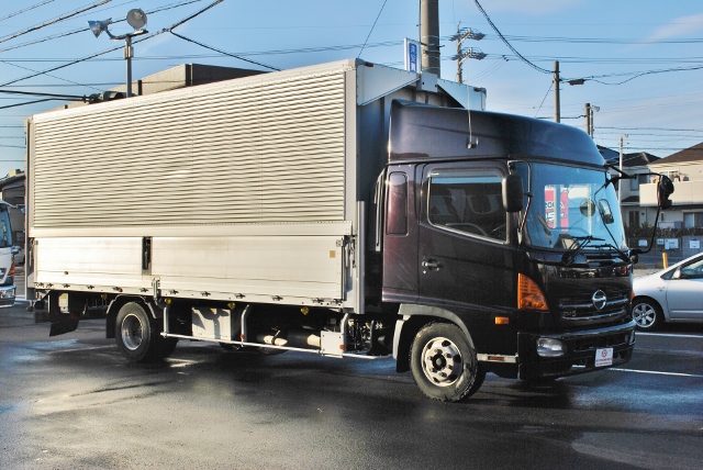 【339】日野レンジャープロ　ワイド　アルミウイング　ハイルーフ