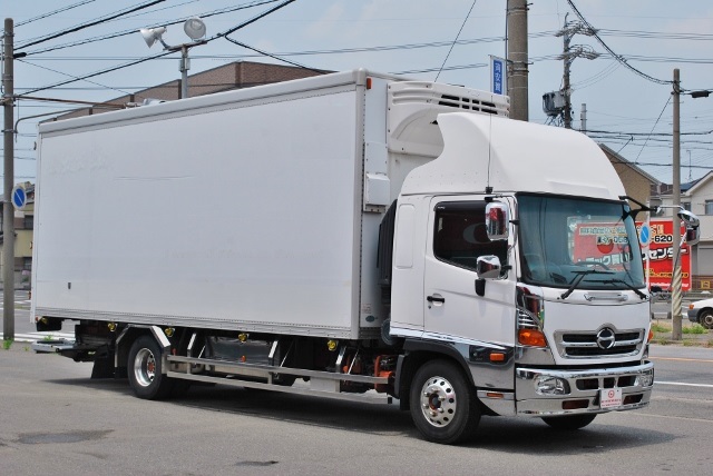 【435】日野レンジャー　冷凍バン　格納ゲート　リヤエアサス