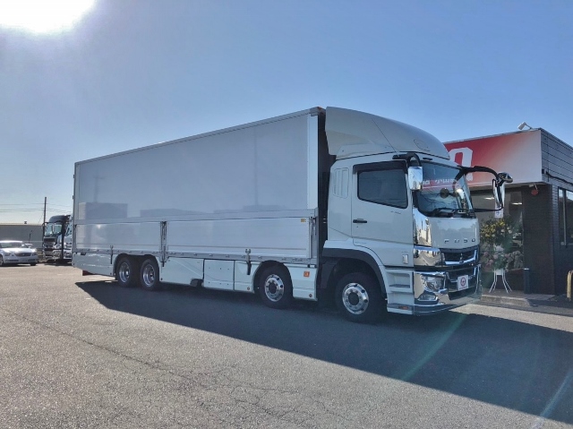 【308】三菱ふそうスーパーグレート　低床　パネルウイング　リヤエアサス　エアロ車