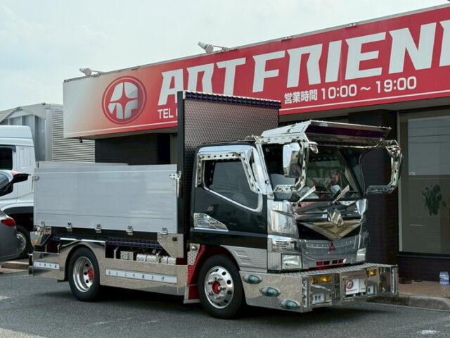 ブルーテックキャンター　平ボデーアルミブロック　架装多数　アルミホイール　標準幅　10尺