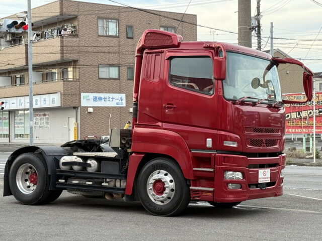 スーパーグレート：トレーラーヘッド：ハイキャブ：アルミホイール：エアサス