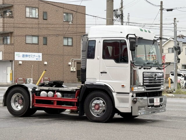 日野：テラヴィ：ハイルーフ：トレーラーヘッド：エアサス：V8ツインターボ