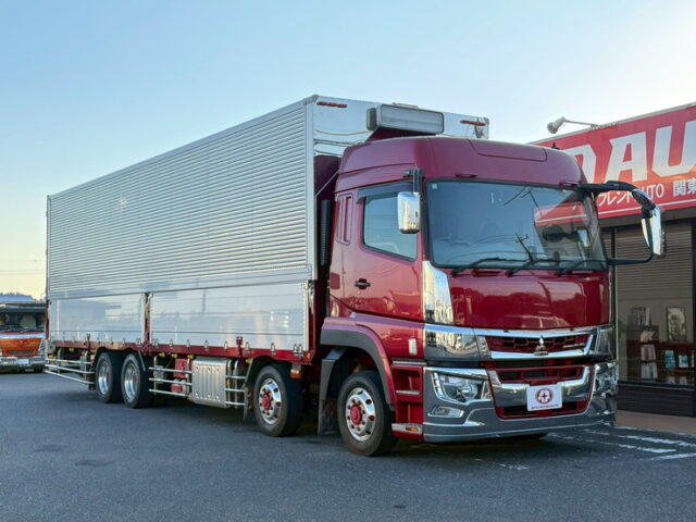 17スーパーグレート：ハイルーフ：ウィング：メッキ多数：アルミホイール：格納ゲート