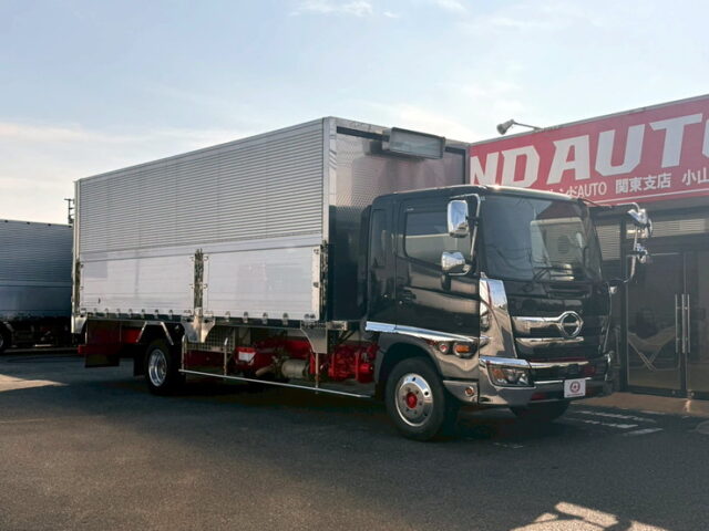 日野：17レンジャー：冷凍ウィング：造りボディ：6700ボデー：セミワイド：TDS40DX