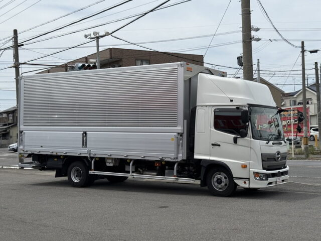 日野:17レンジャー:ハイルーフ:ウィング:6200ワイド:エアサス:格納ゲート