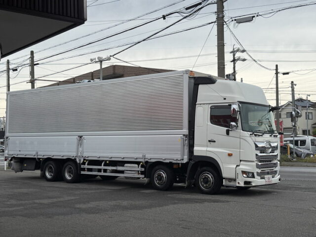 日野：17プロフィア：ハイルーフ：ウィング：ボルスターステンレス：7速MT