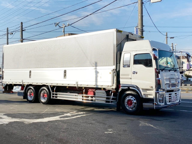 【746】H24　いすゞ　ギガ　ウィング　10輪　7速　床鉄板