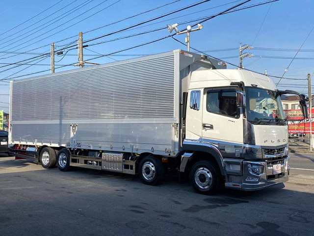 【660】R2　登録済未使用車　17スーパーグレート　ウィング　サイドバンパーステンレス