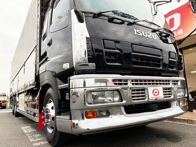 【491】いすゞ　ギガ　冷凍ウィング　キーストン床　サブエンジン