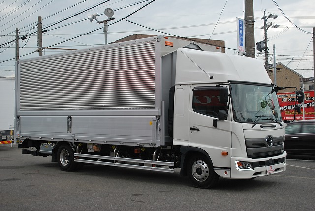 【494】日野　レンジャー　ワイド　アルミウイング　跳上ゲート　リヤエアサス