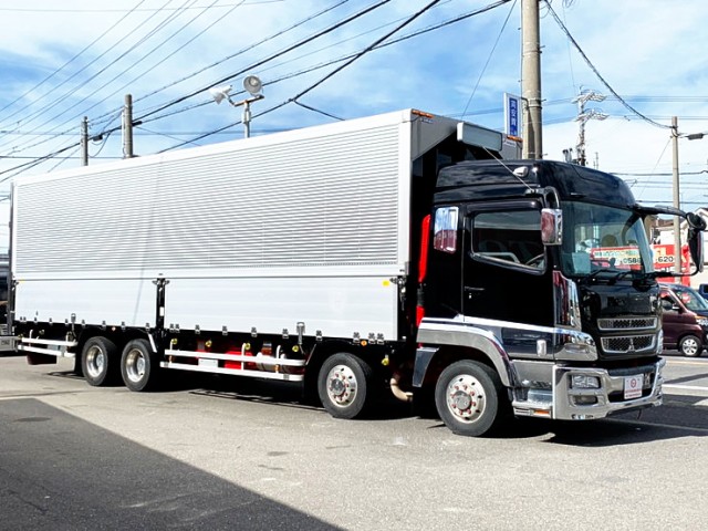 【367】三菱ふそうスーパーグレート 低床 アルミウイング ハイルーフ リアエアサス