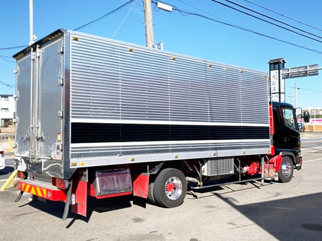 【510】日野　レンジャープロ　冷凍バン　板バネ　左観音　キーストン床