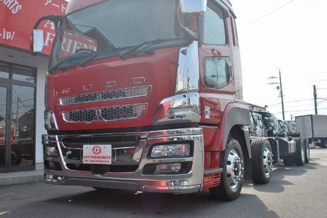 【175】三菱ふそうスーパーグレート 低床 シャーシ ハイルーフ リヤエアサス