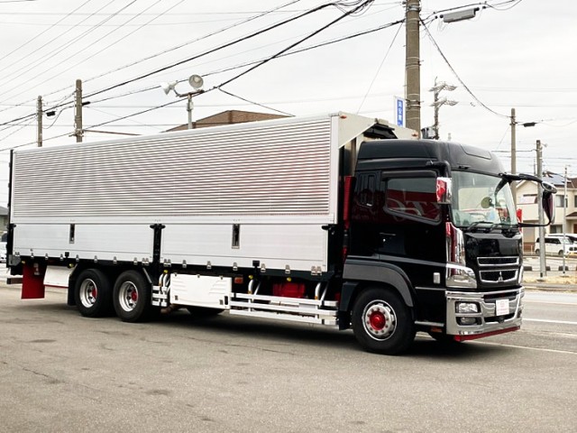 【537】ふそう　スーパーグレート　冷凍ウィング　サブエンジン　スタンバイ　木床