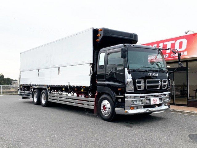 ★【551】いすゞ　ギガ　冷凍ウィング　サブエンジン　ジョロダー4列　キーストン