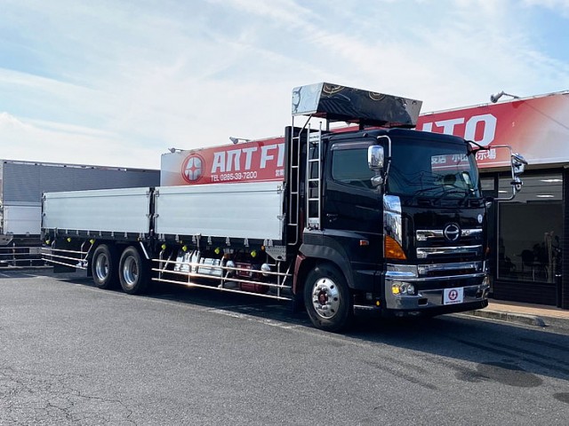 【563】日野　グラプロ　10輪　平ボディ　後輪エアサス